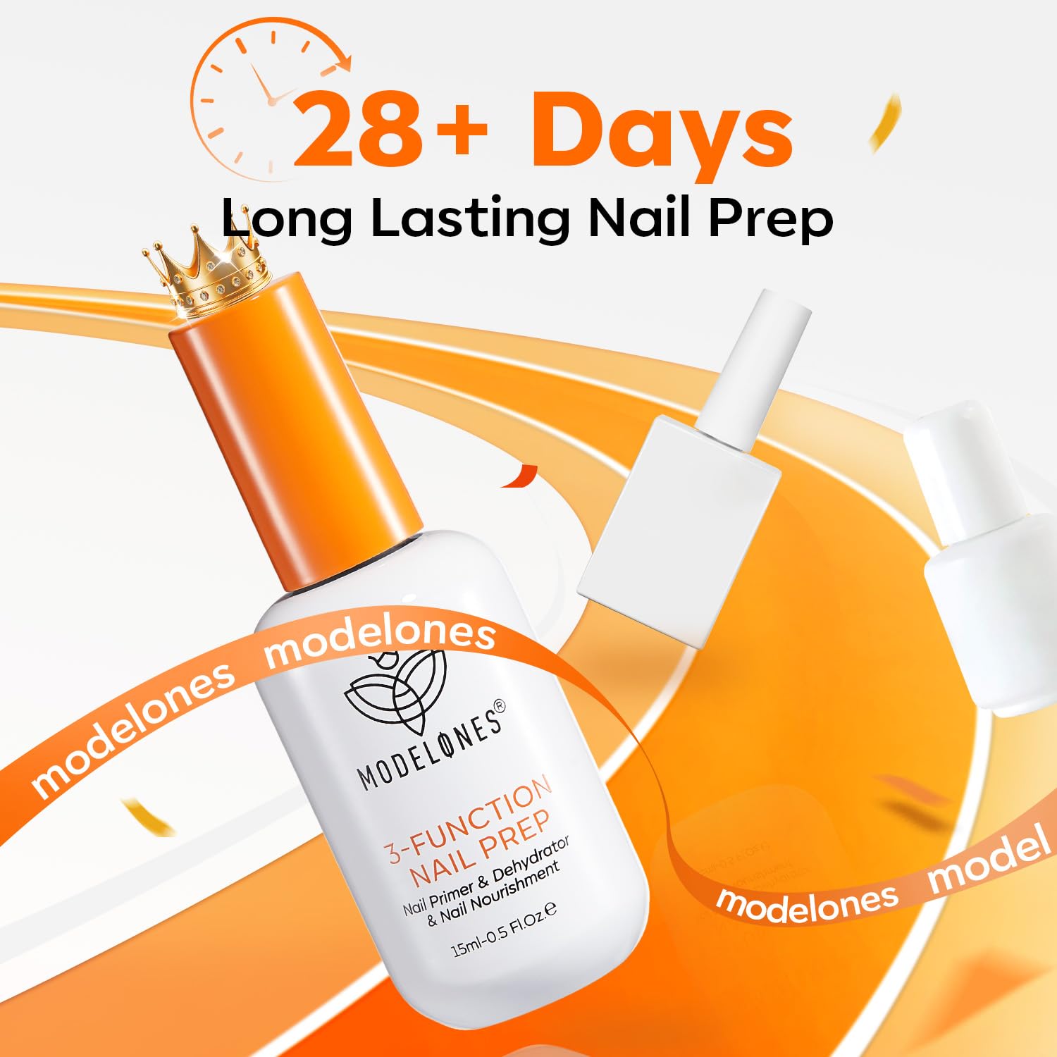 Enhances surface adhesion for longer-lasting nail art