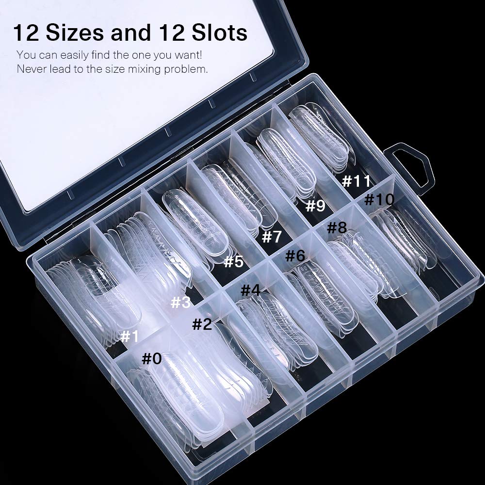 Modelones reusable ABS material nail forms for durable professional use