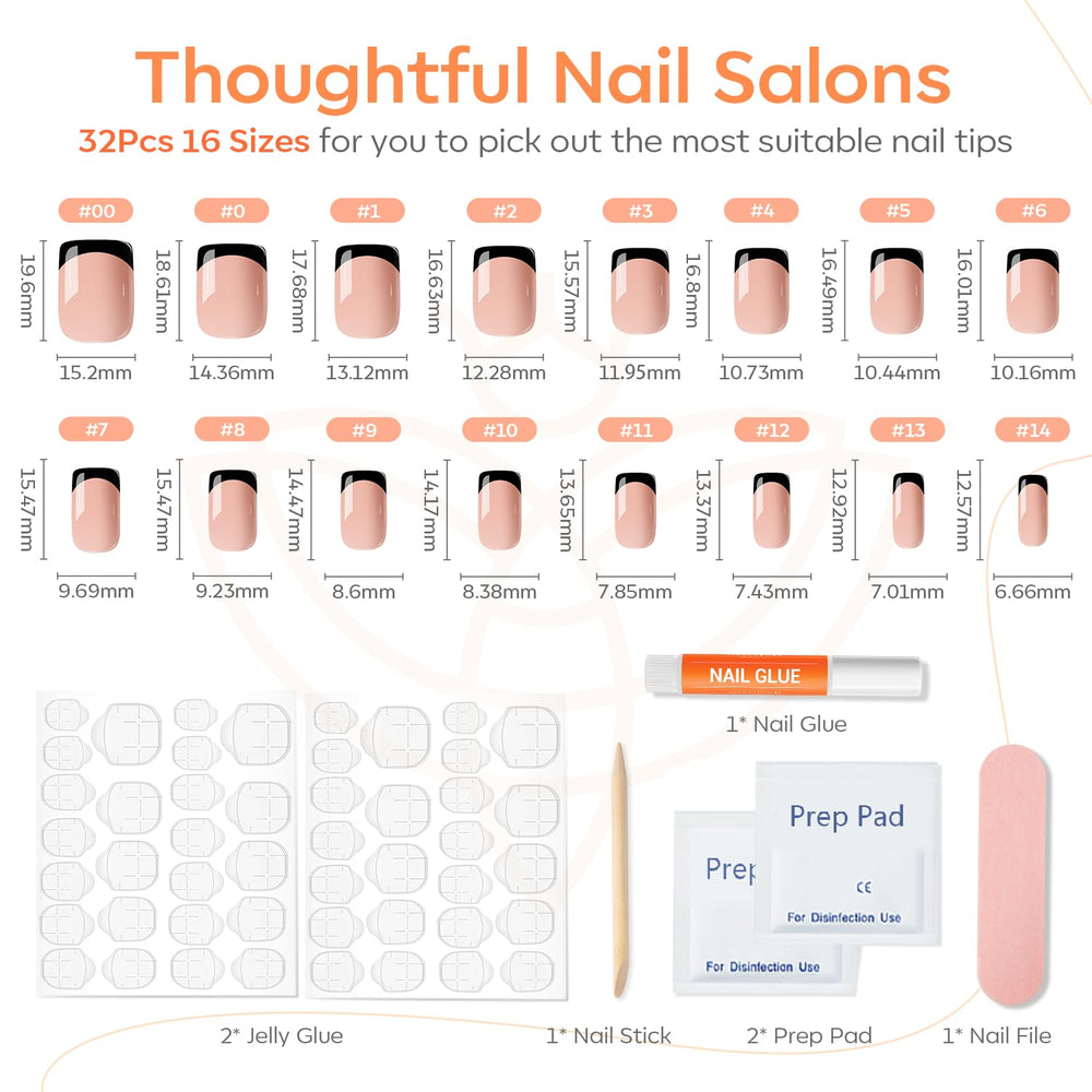 Modelones reusable ABS press-on nails with smudge-proof durable finish.