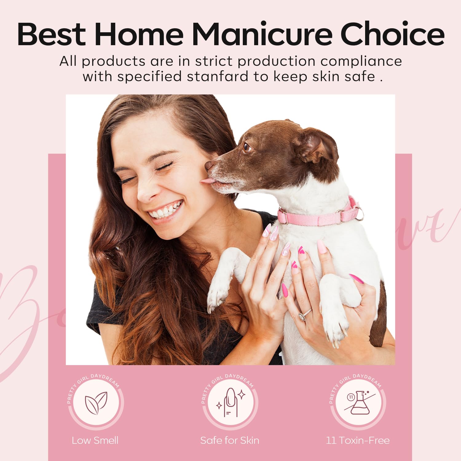 Modelones safety label emphasizes non-toxic ingredients and skin-friendly formula.