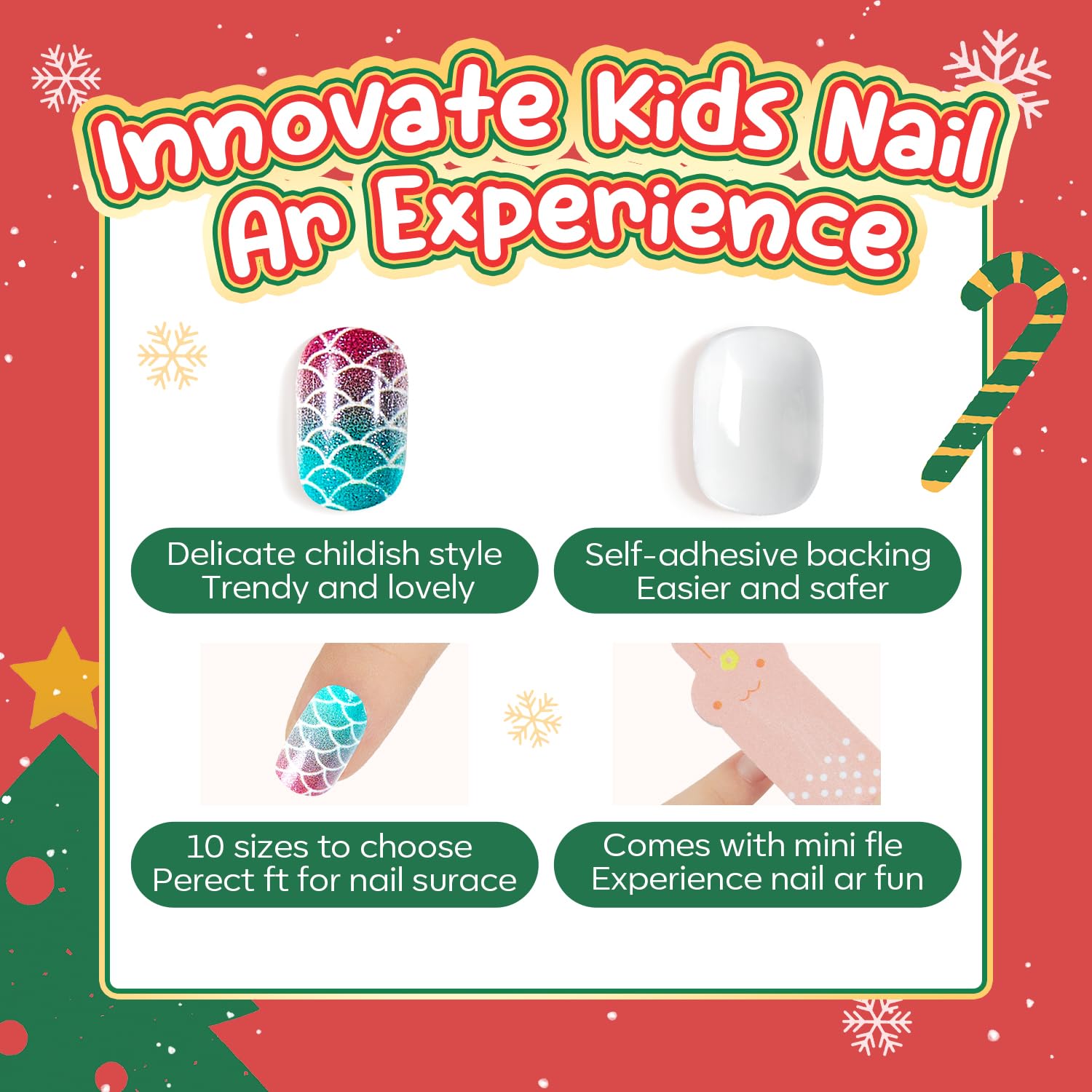 Modelones safety ABS material ensures durable, non-toxic nails for children.