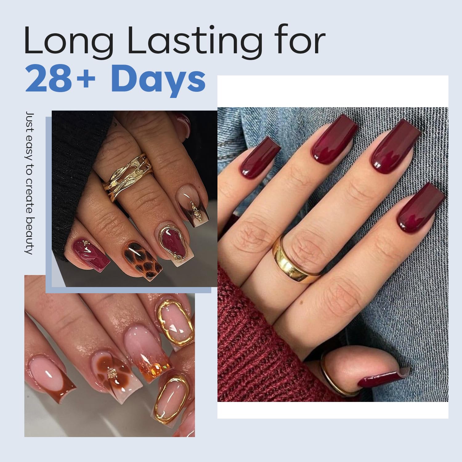 Modelones soft gel nail tips provide breathable, lightweight wear for daily use.