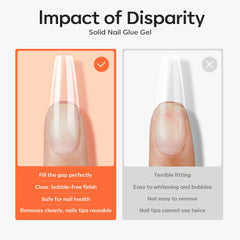Modelones Solid Nail Glue 30g nail art precision enables intricate designs with strong tips