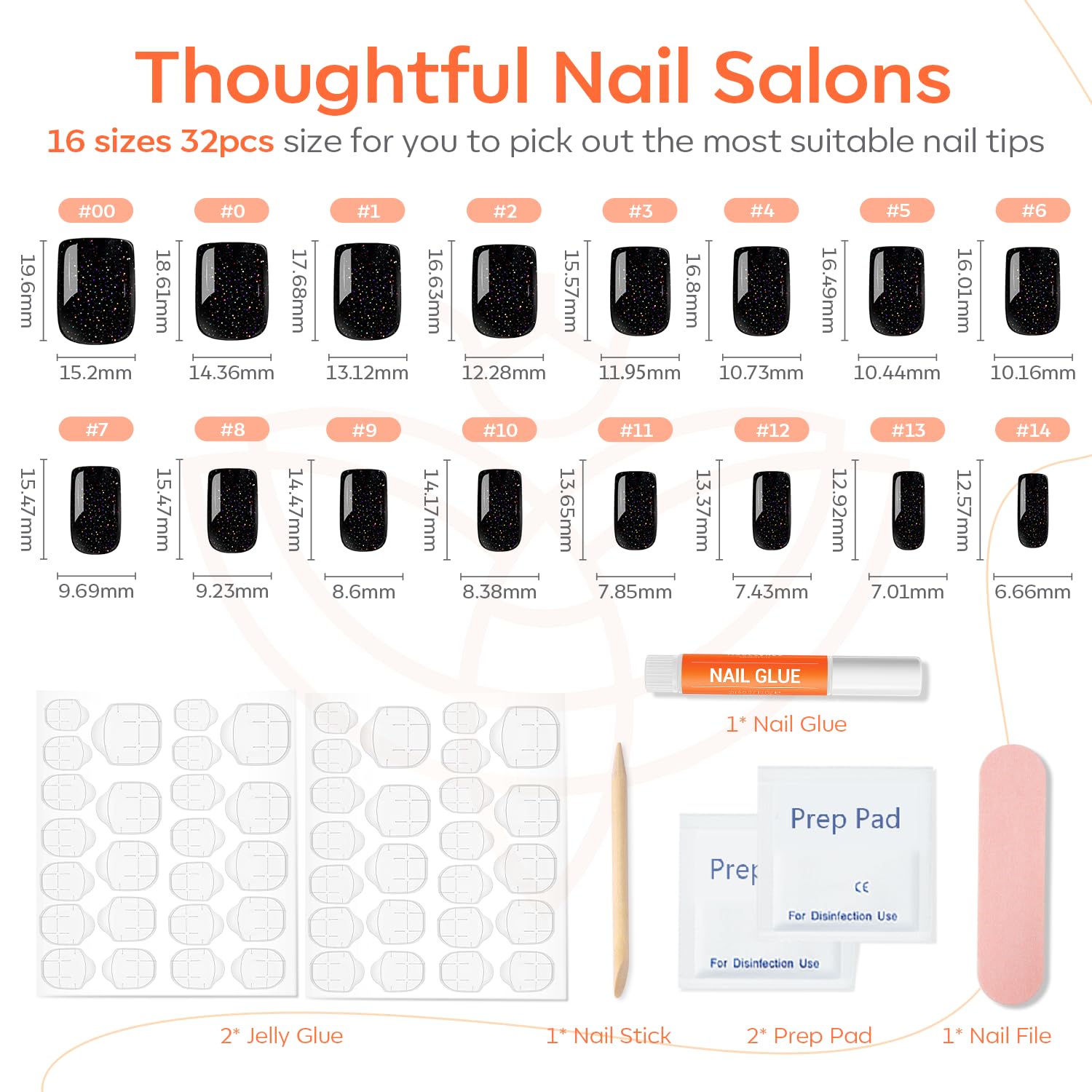 Modelones reusable ABS nails designed for easy removal and multiple uses.