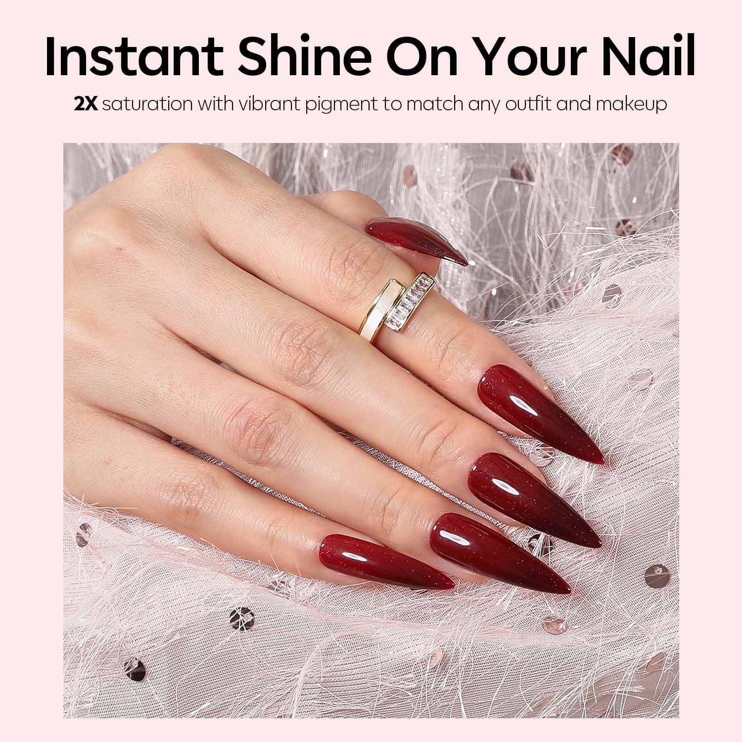 Modelones temperature-change polish shifts from red to neutral for versatile looks.