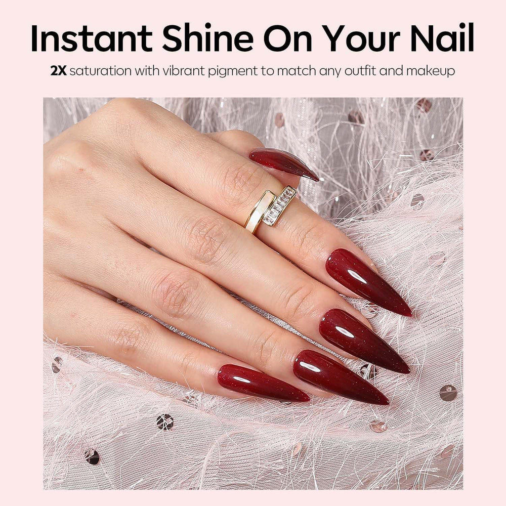 Modelones temperature-change polish shifts from red to neutral for versatile looks.