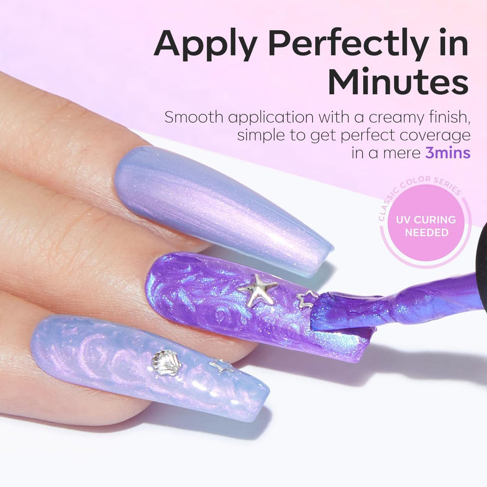 Modelones Toxin-free Cruelty-Free Gel Polish promotes safer, gentle nails.