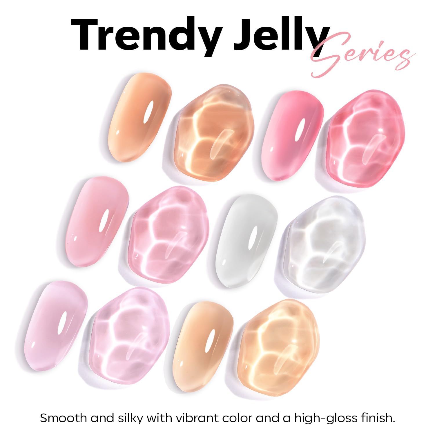 Modelones toxin-free formula delivers glossy finish with durable wear.