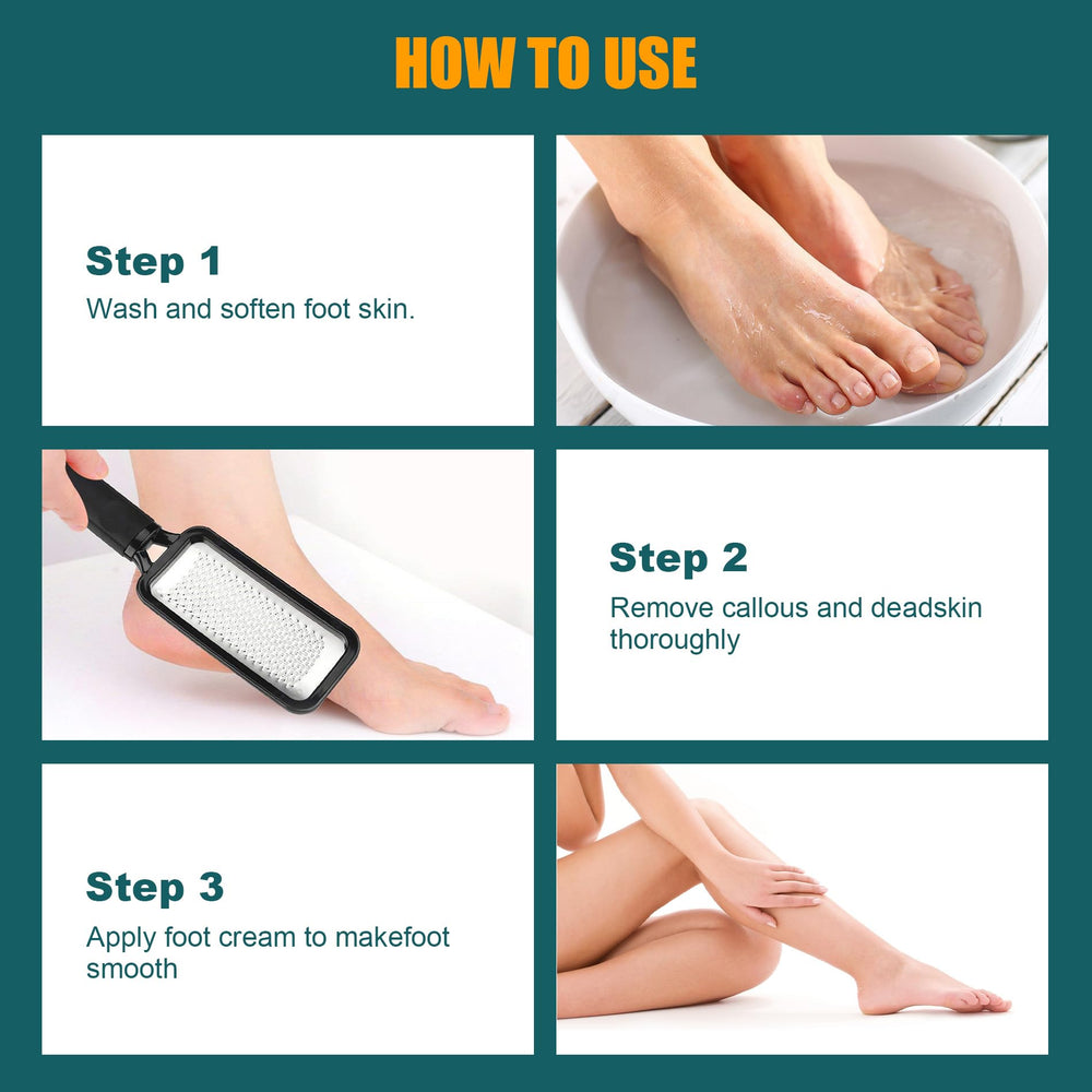 MODENGKONGJIAN foot file excels on dry and wet skin for consistent results