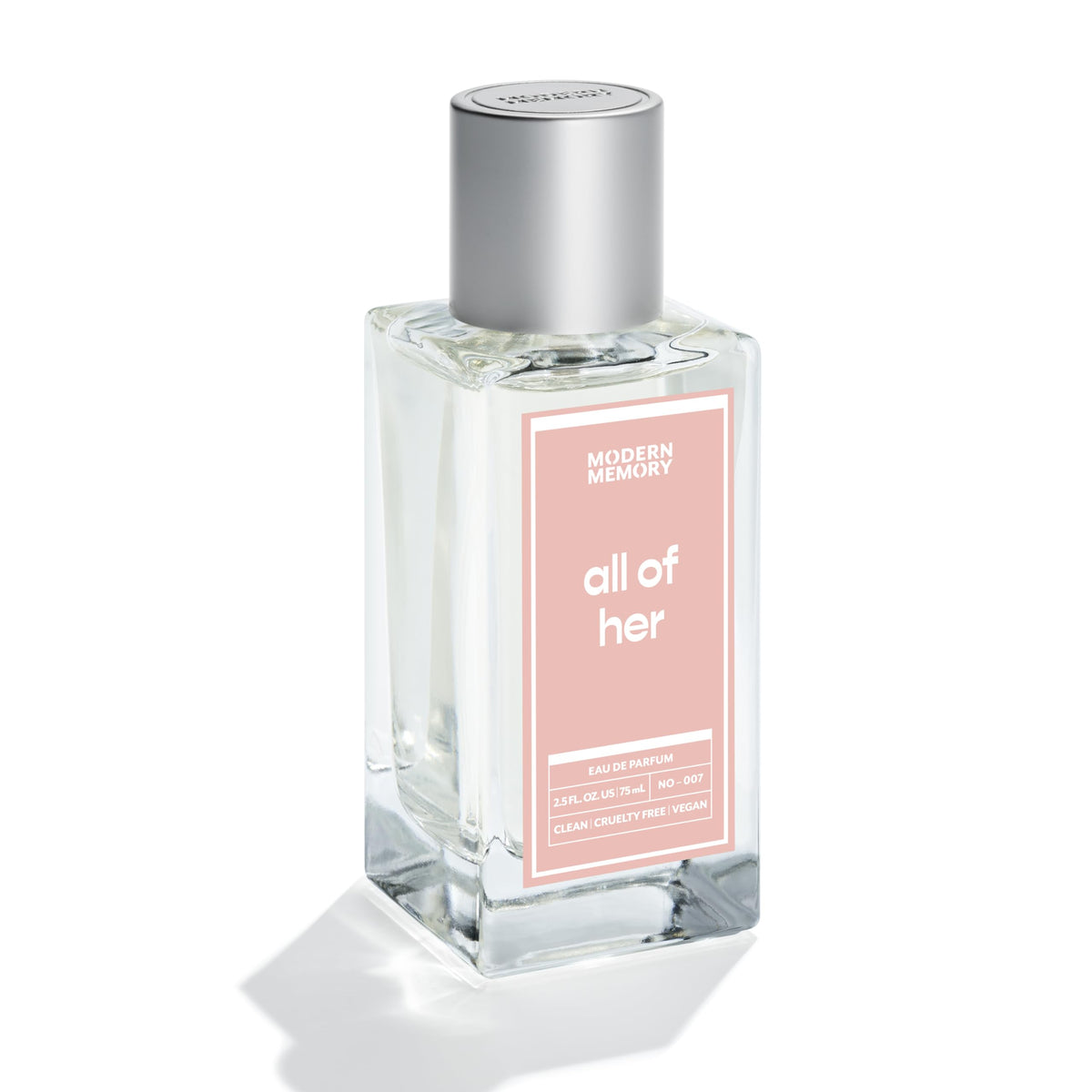 Modern Memory All of Her EDP bottle front view, showcasing lasting fragrance