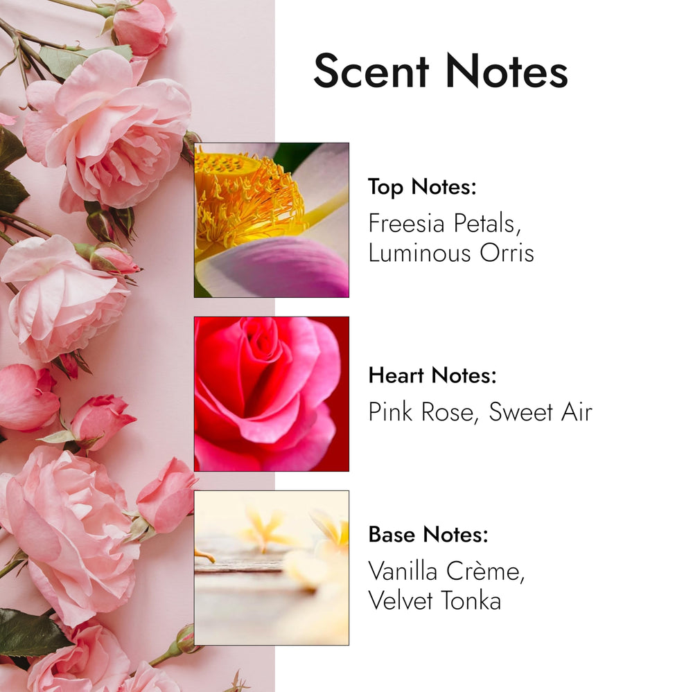 Modern Memory Atomic Flower freesia note evokes fresh, airy petals.