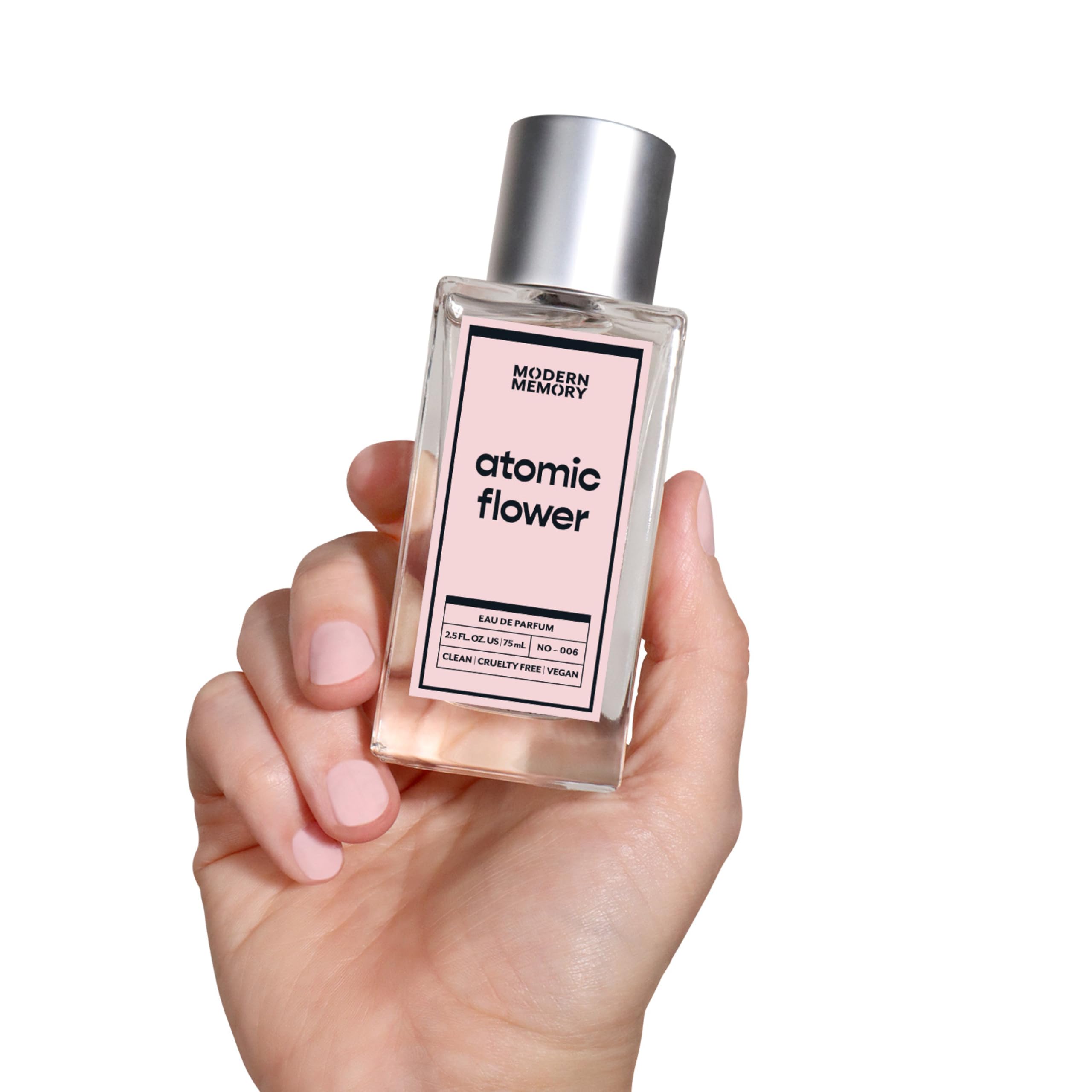 Modern Memory Atomic Flower rose note enhances a feminine, confident aura.