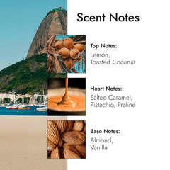 Modern Memory Brazilian Summertime lemon note closeup showcasing bright citrus opening.