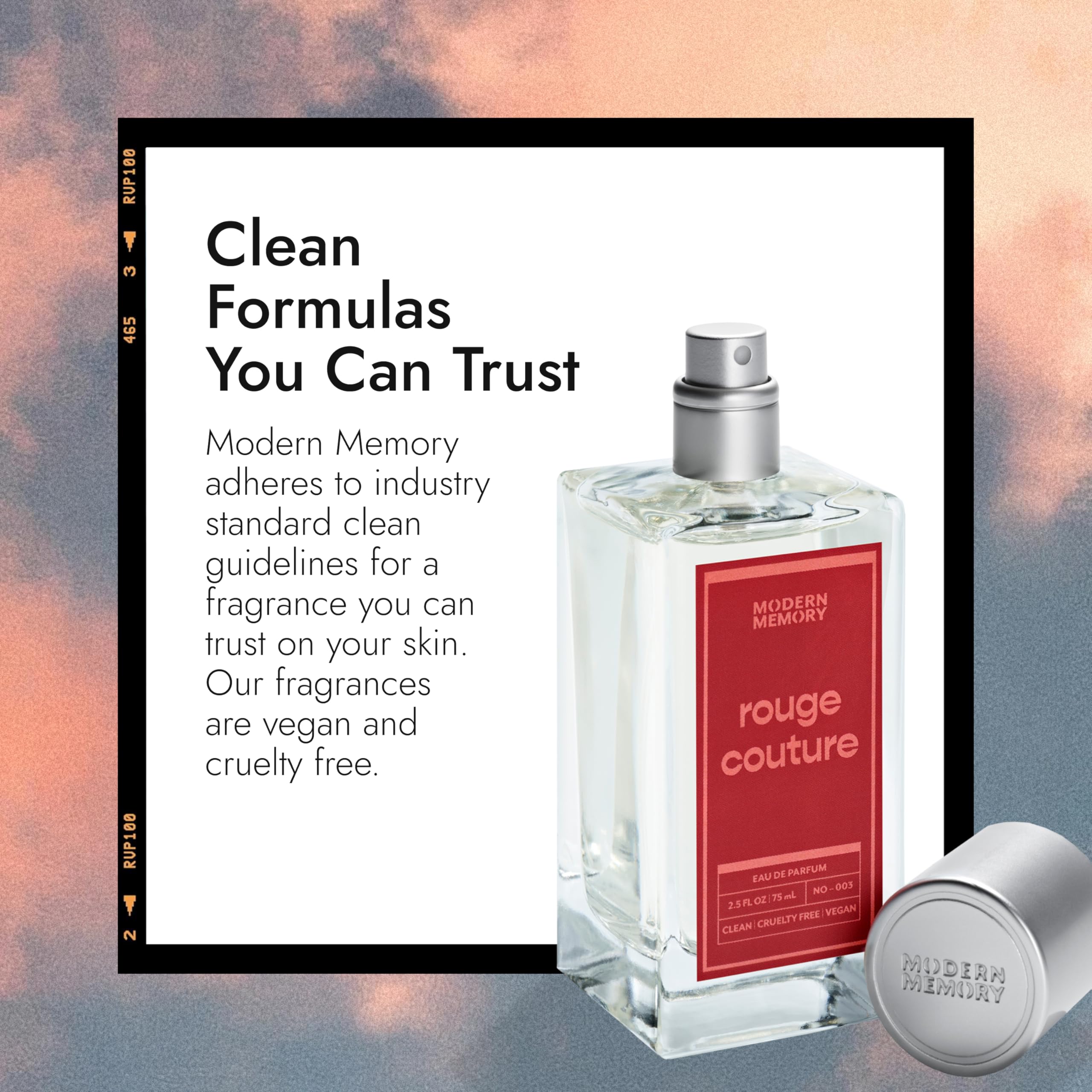 Modern Memory Rouge Couture bottle cap-off reveals pump-friendly design.