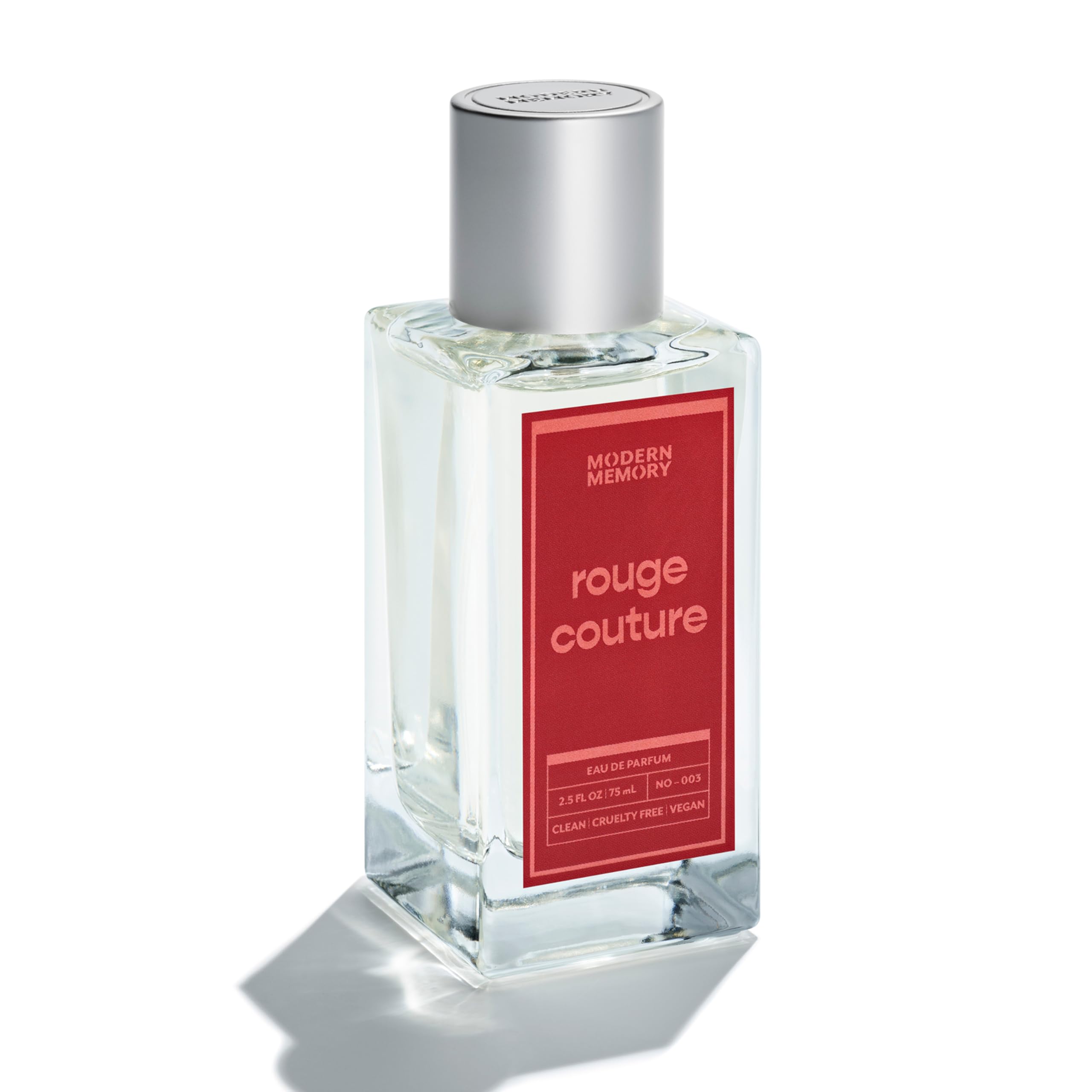 Modern Memory Rouge Couture bottle front shows premium design and fragrance focus.