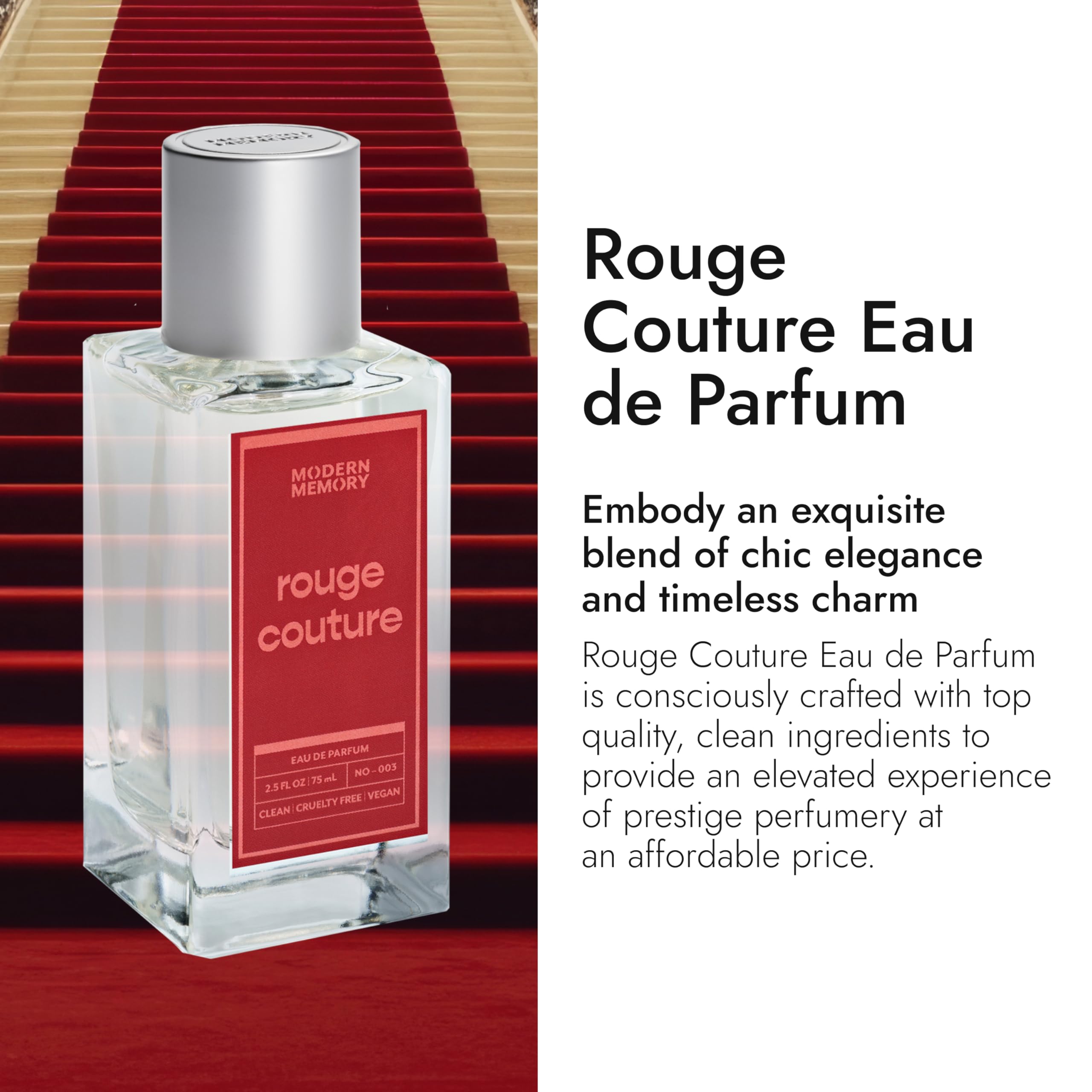Modern Memory Rouge Couture cap closeup highlights luxurious finish and detail.