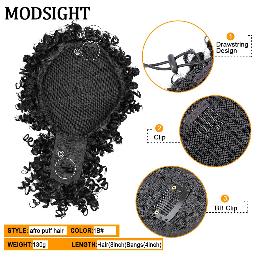 MODSIGHT breathable mesh bangs clip helps keep scalp cool during wear