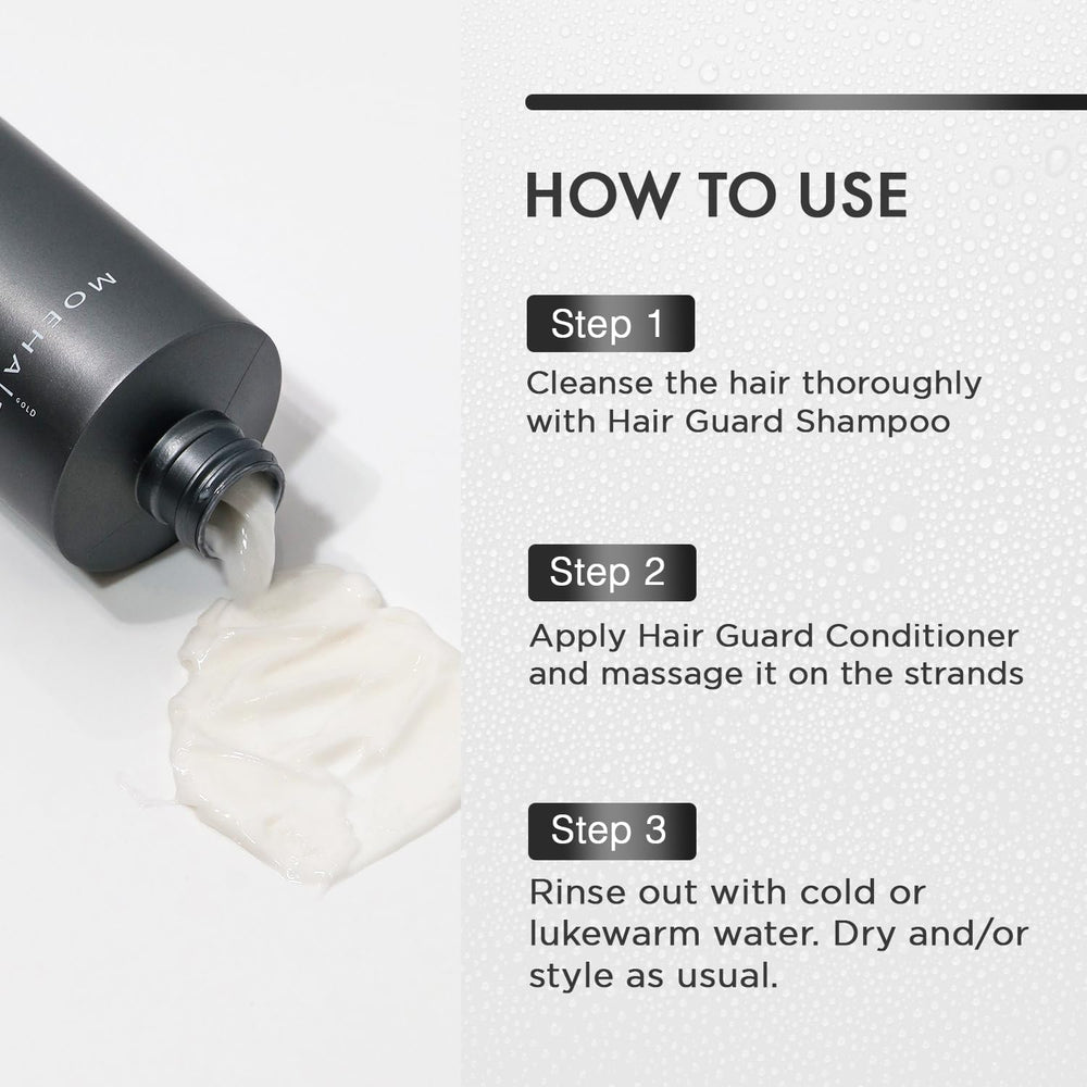MOEHAIR sulfate-free formula for gentle cleansing