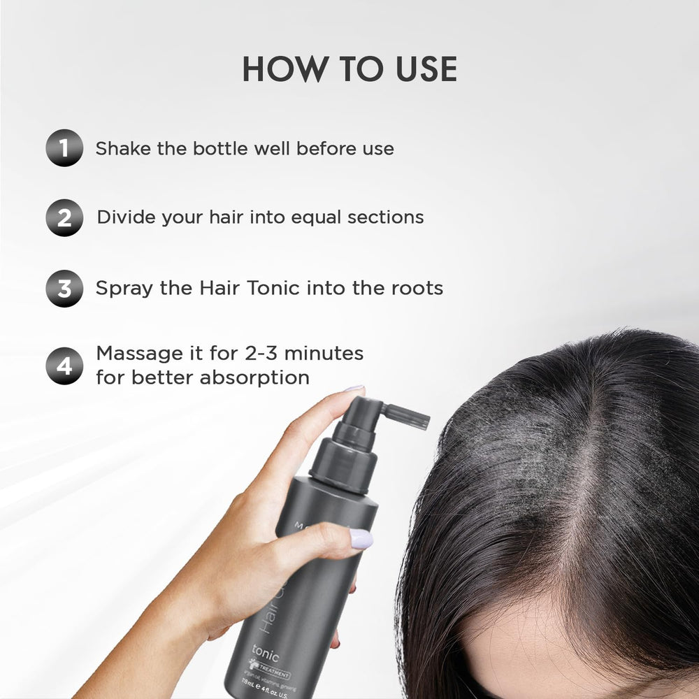 MOEHAIR Hair Guard Tonic with green tea antioxidants helps fight dryness.