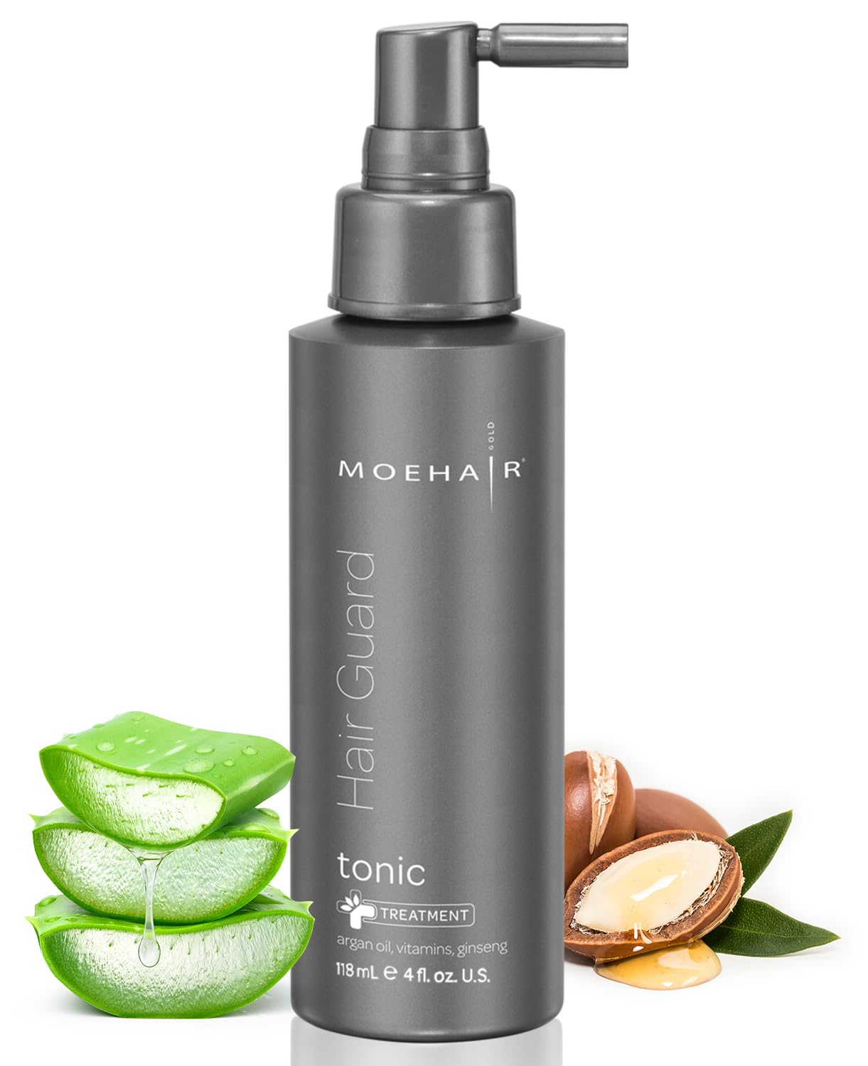 MOEHAIR Hair Guard Tonic bottle for revitalized scalp and fuller-looking hair.