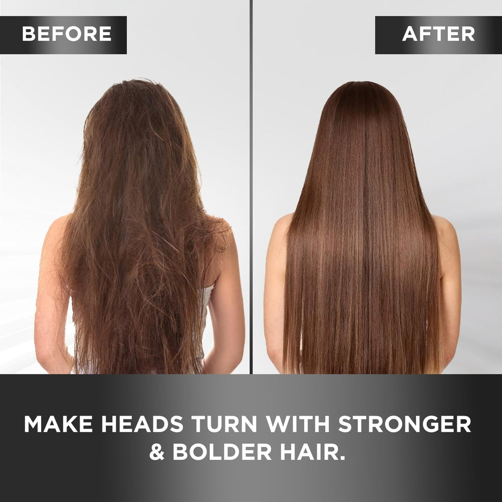 MOEHAIR ingredients chart highlighting ginseng, green tea, argan oil