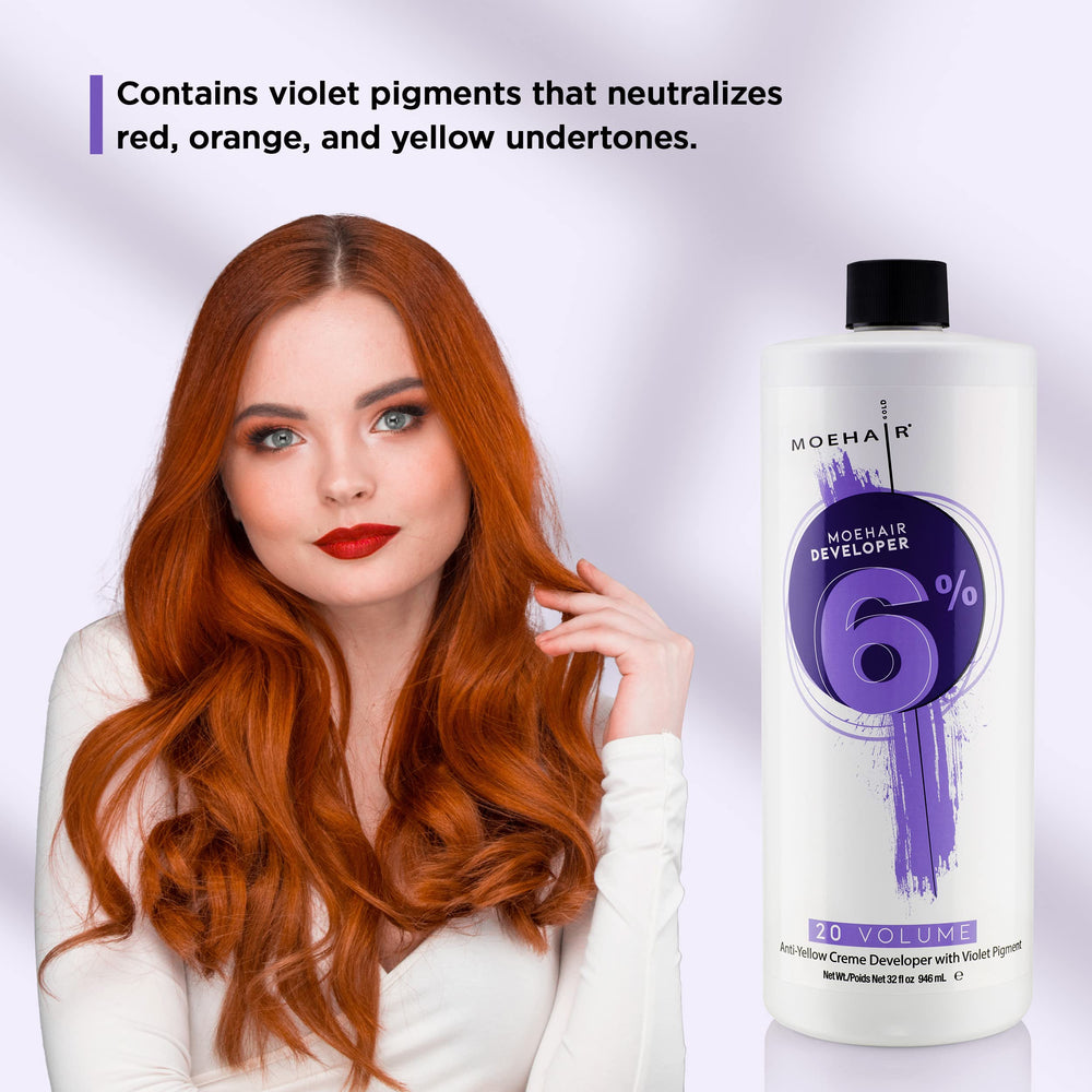 MOEHAIR 32 oz bottle supports multiple coloring sessions at home.