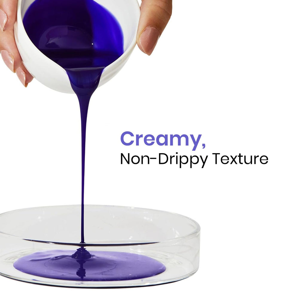 MOEHAIR salon-grade developer opens cuticles for even pigment uptake.