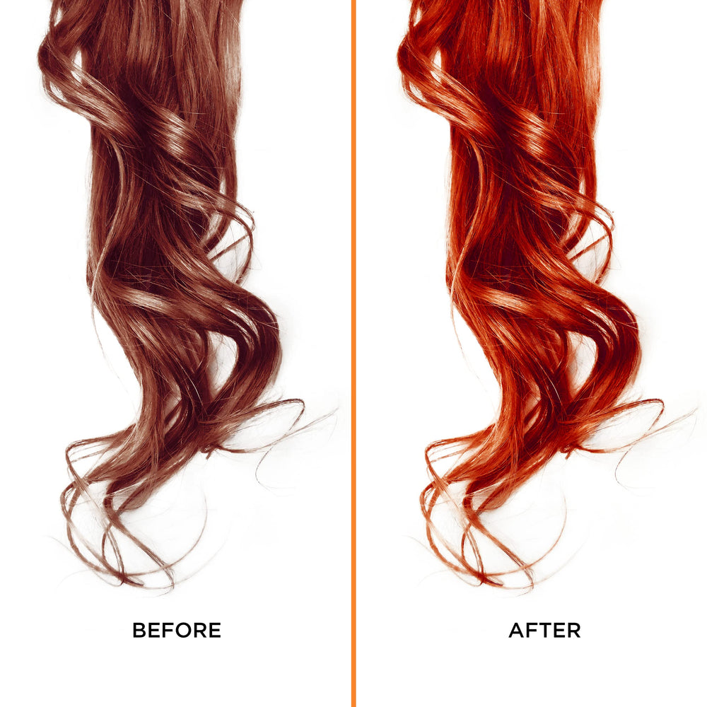 MOEHAIR paraben-free formula with peach fragrance offers a pleasant coloring experience.