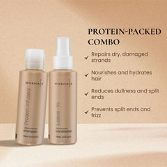 MOEHAIR sulfate-free travel shampoo bottle close-up for gentle cleansing