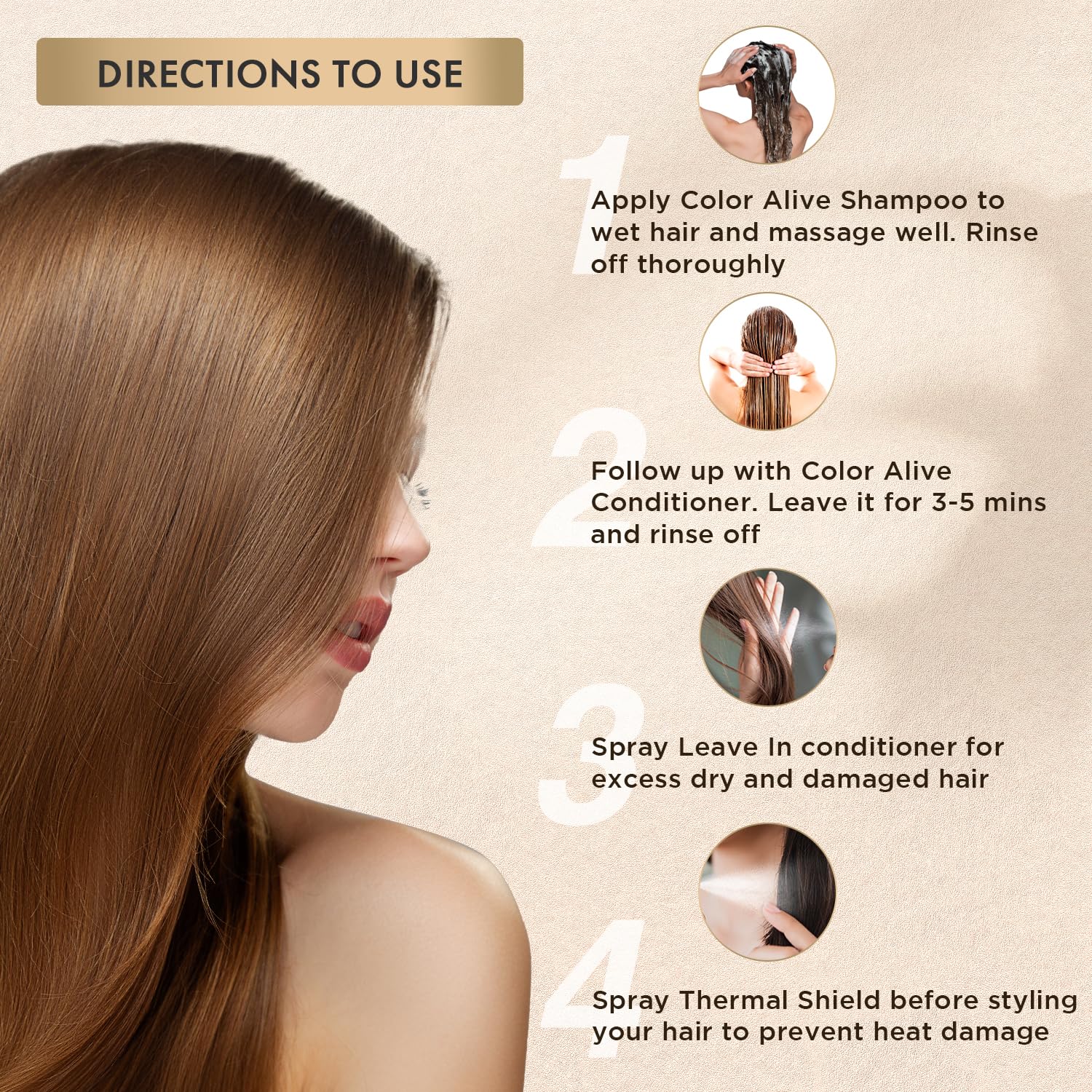 MOEHAIR Travel Kit 4-piece collection is compact and convenient for trips