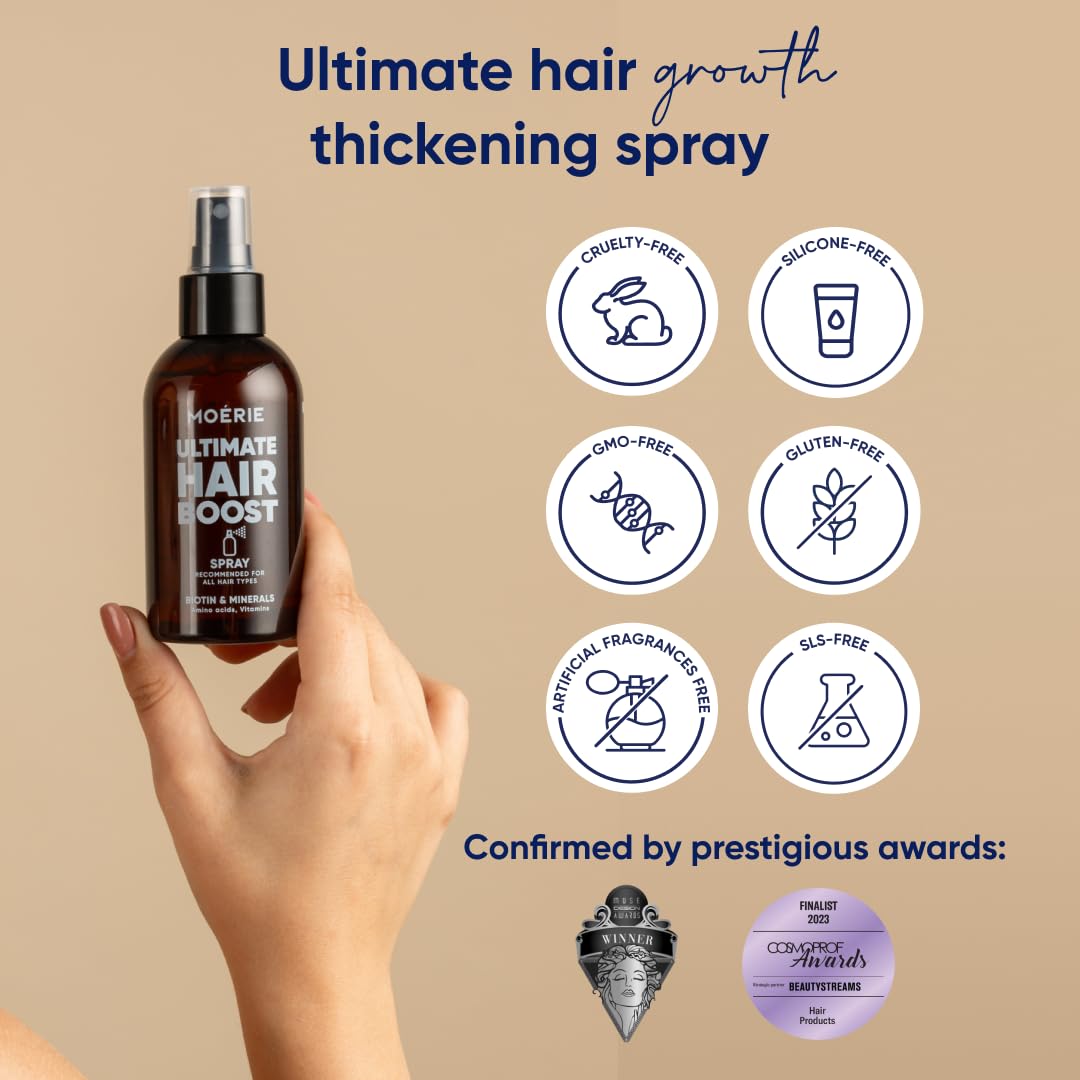 Moerie Mineral Shampoo and Conditioner set packaging for complete care