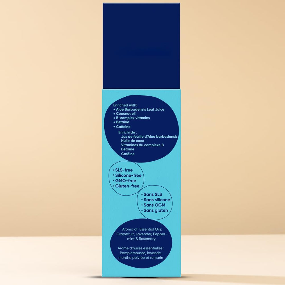Label close-up on Moerie, paraben and silicone free formula.