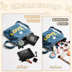 MOGUIMAX see-through mesh bag offers quick content visibility