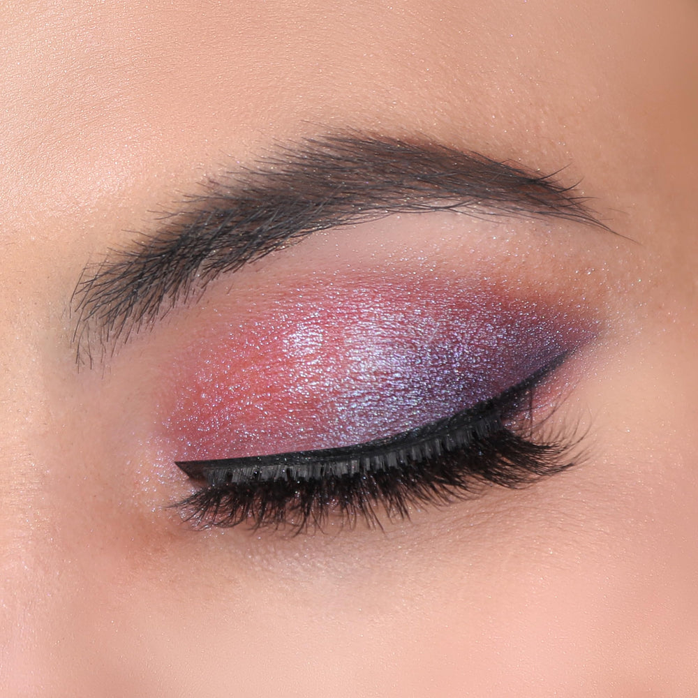 Moira Chroma Light Shadow Renegade micro glitter adds sparkle with minimal fallout.