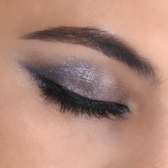 Moira Chroma Light Shadow metallic finish on eyelid captures light with foiled effect