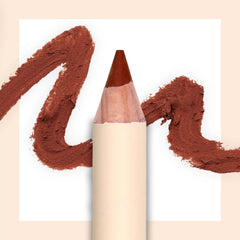 Moira Lip Liner Cinnamon swatch defines lips with long-lasting color