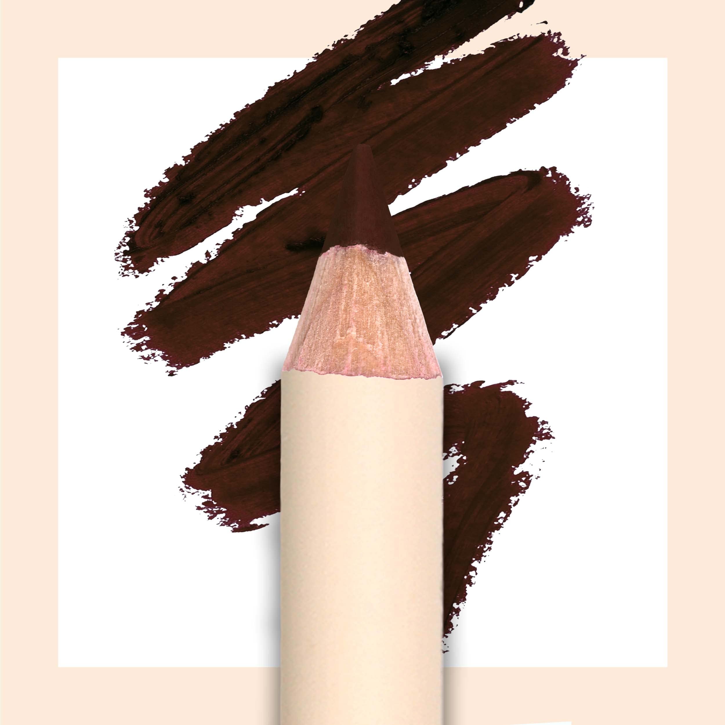 Moira Must-Have Lip Liner 012 Cocoa close-up shows rich pigmentation for precise definition.