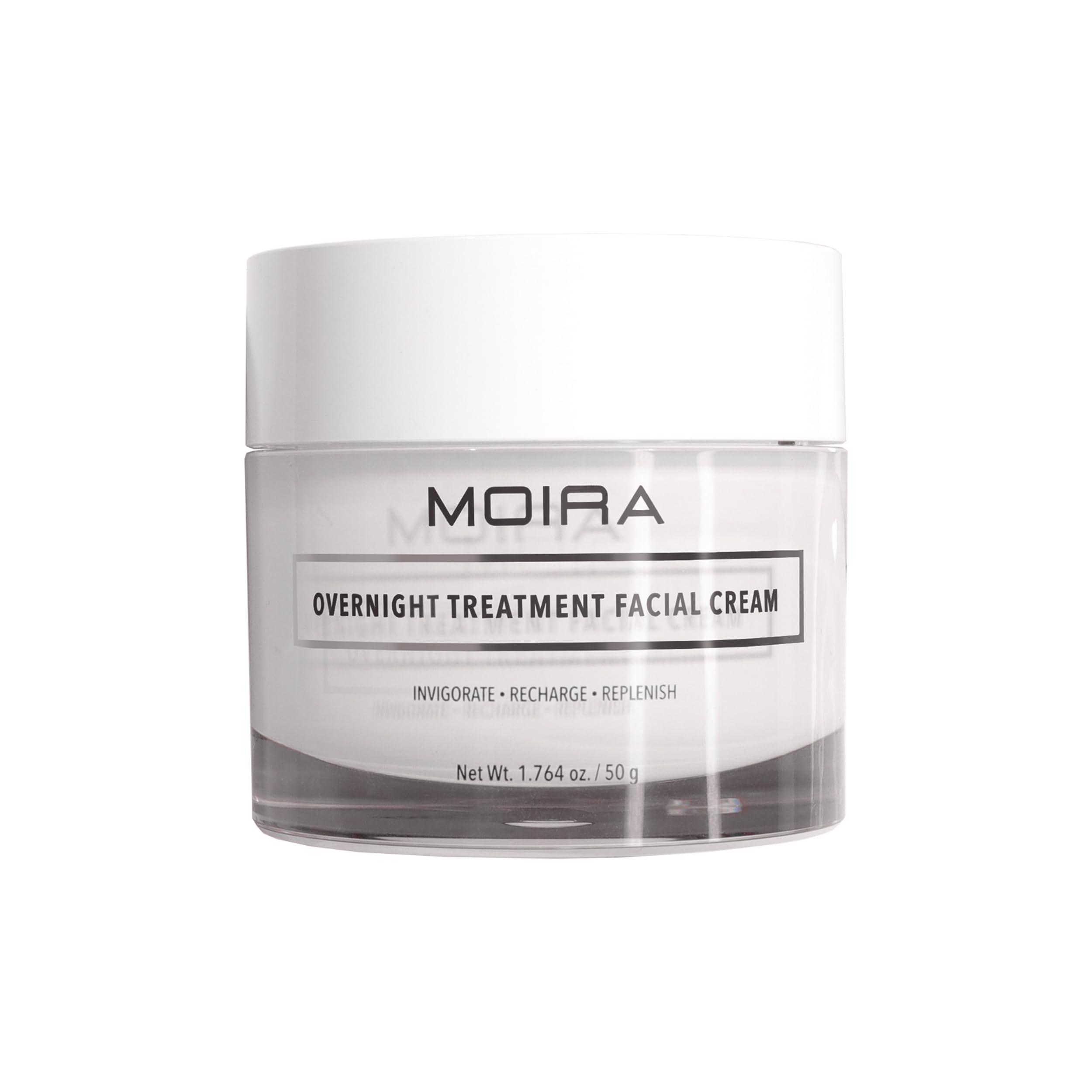 Moira Overnight Treatment Facial Cream bottle for overnight hydration