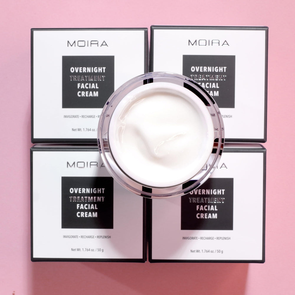 Moira jar packaging signals premium nighttime skincare routine