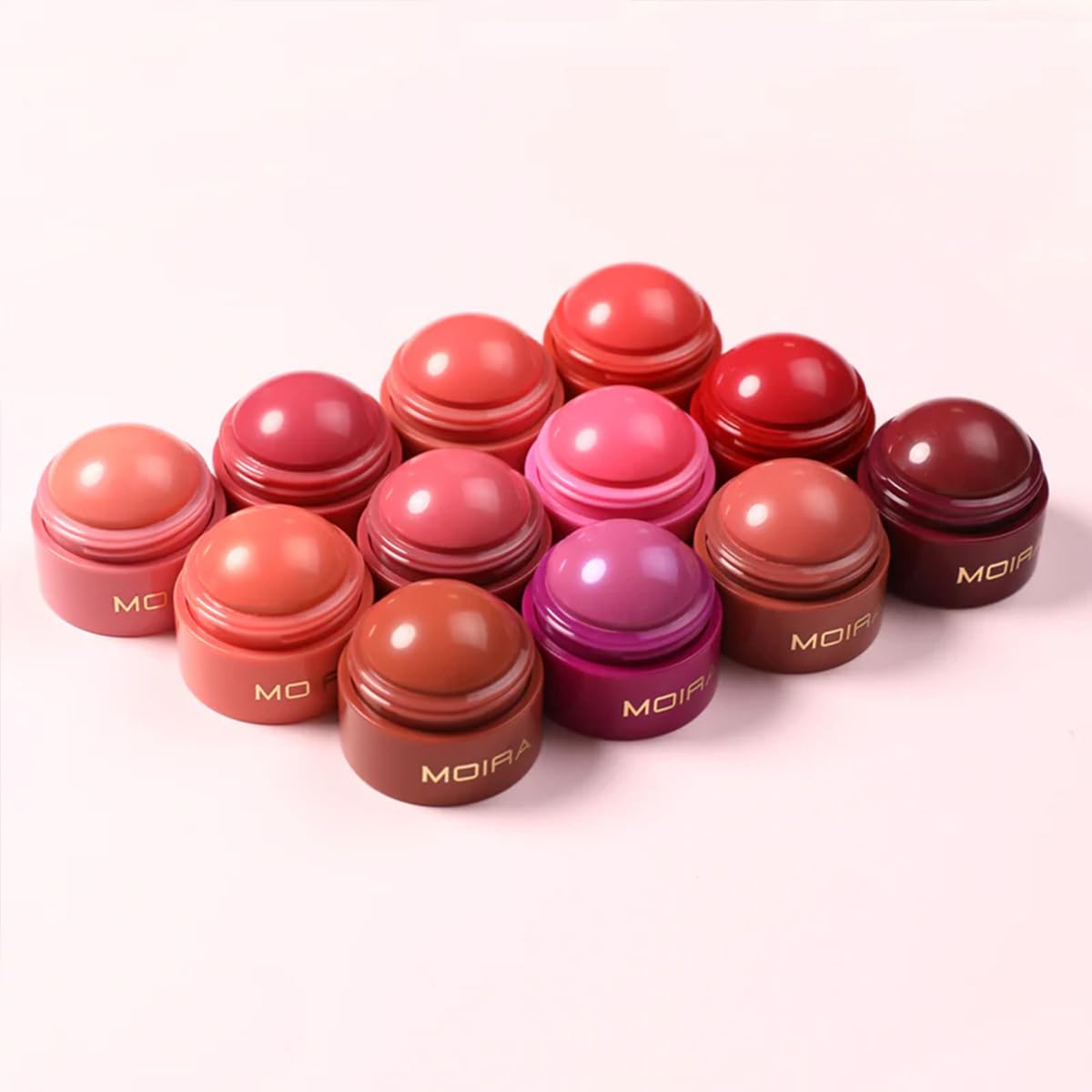 Moira Soft Blush Balm dewy finish enhances natural glow throughout the day