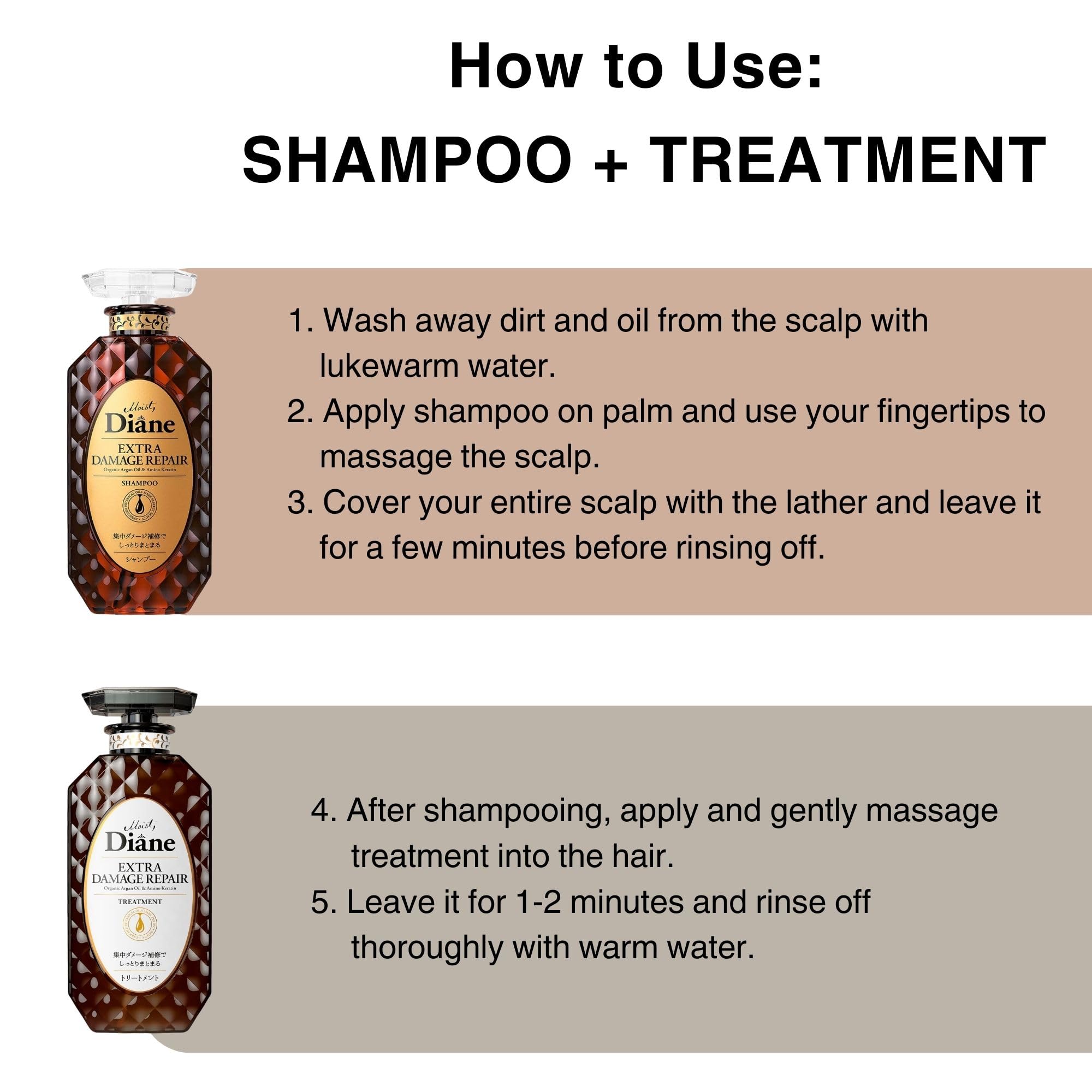 Moist Diane color-treated hair care helps maintain vibrancy.