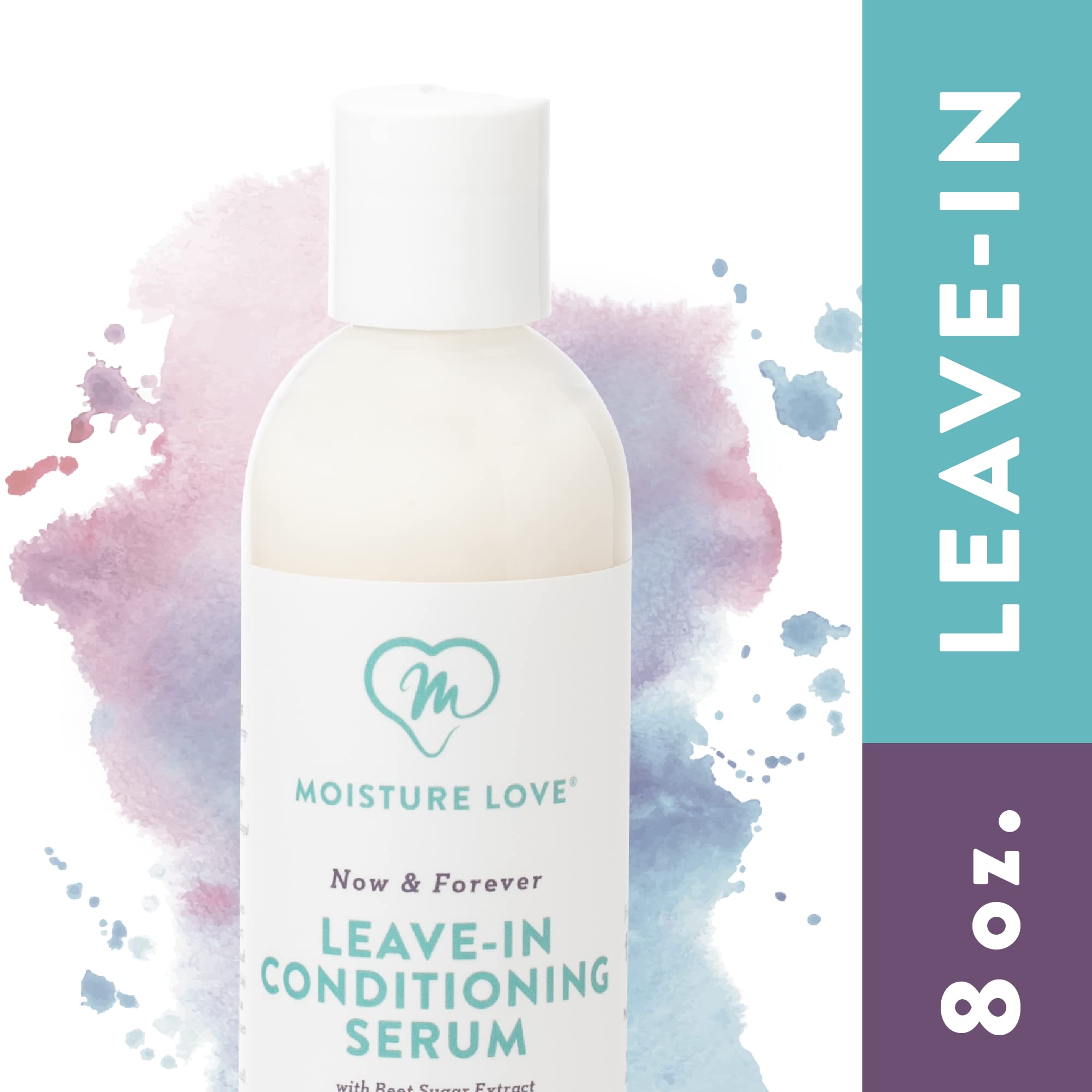 Moisture Love Now & Forever frizz-control finish on curls.