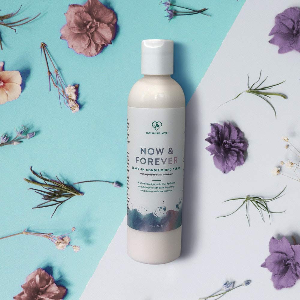 Moisture Love Now & Forever leaves curls shiny and soft.