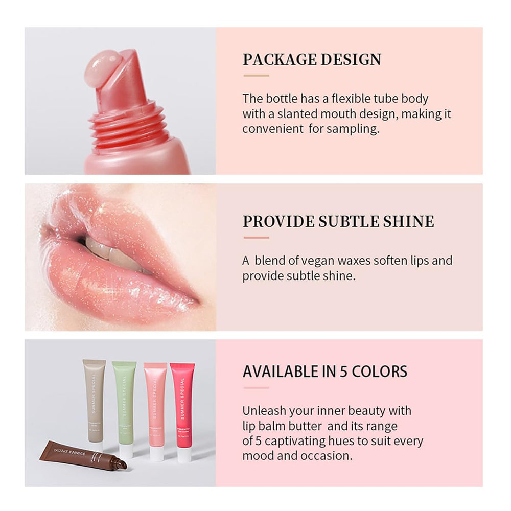 MoJinYuPm mint lip balm swatch on lips delivering cooling freshness.