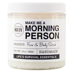 Mojo Spa full-body exfoliator in use—head-to-toe revitalization.