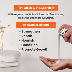 Mokita Naturals Conditionner, texture crème et acides aminés hydratants.