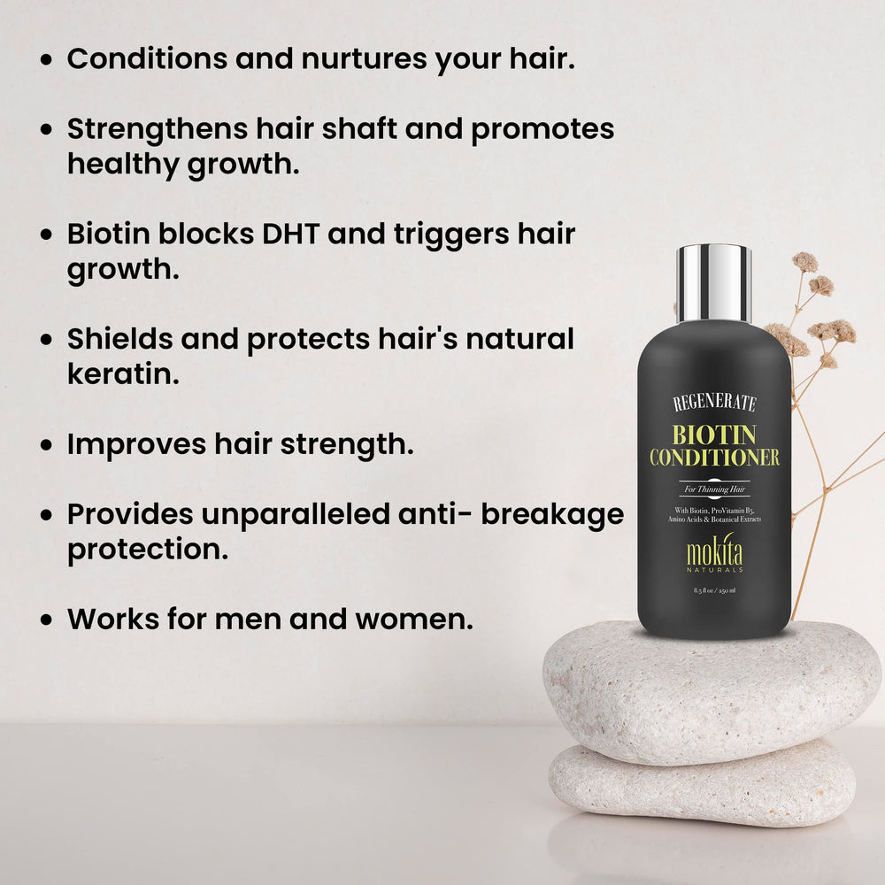 Mokita Naturals Conditionner, application douce après shampoing.