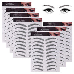 Molain 4D hair-like eyebrow stickers pack close-up for natural brows.