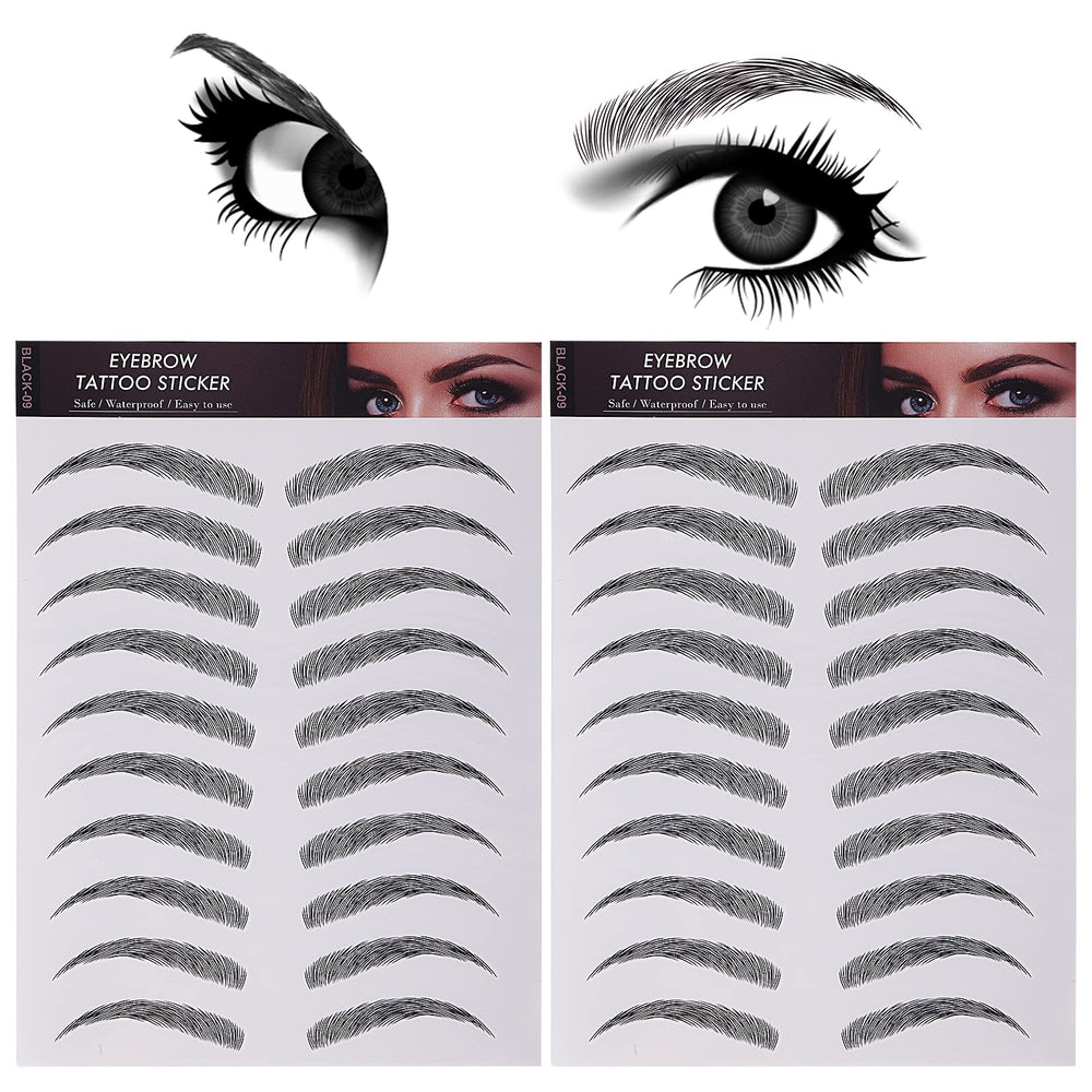 Molain hair-like stroke design creates natural-looking brows.