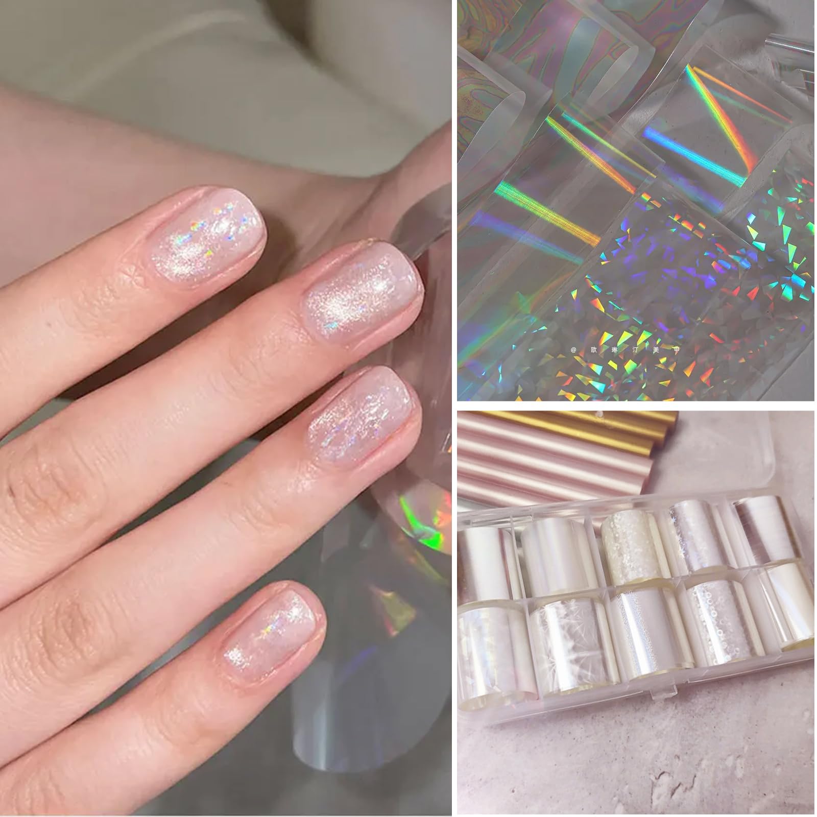 MOLILON Aurora decorative sheets enable creative mani looks